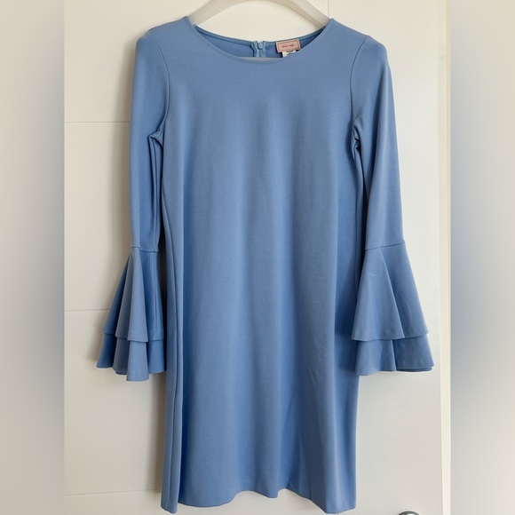 Periwinkle blue dress, back zip.  Never worn! - Picture 3 of 4